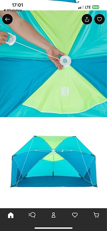 DECATHLON Plaj Şemsiyesi / Gölgelik