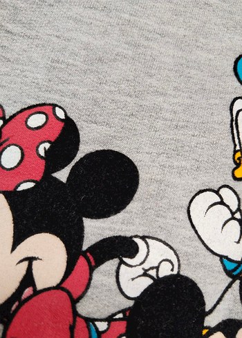 Kız Çocuk Gri Baskılı Sweatshirt - Görsel 6