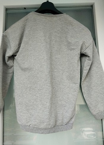 Kız Çocuk Gri Baskılı Sweatshirt - Görsel 7