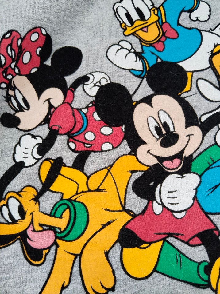 Kız Çocuk Gri Baskılı Sweatshirt - Görsel 5