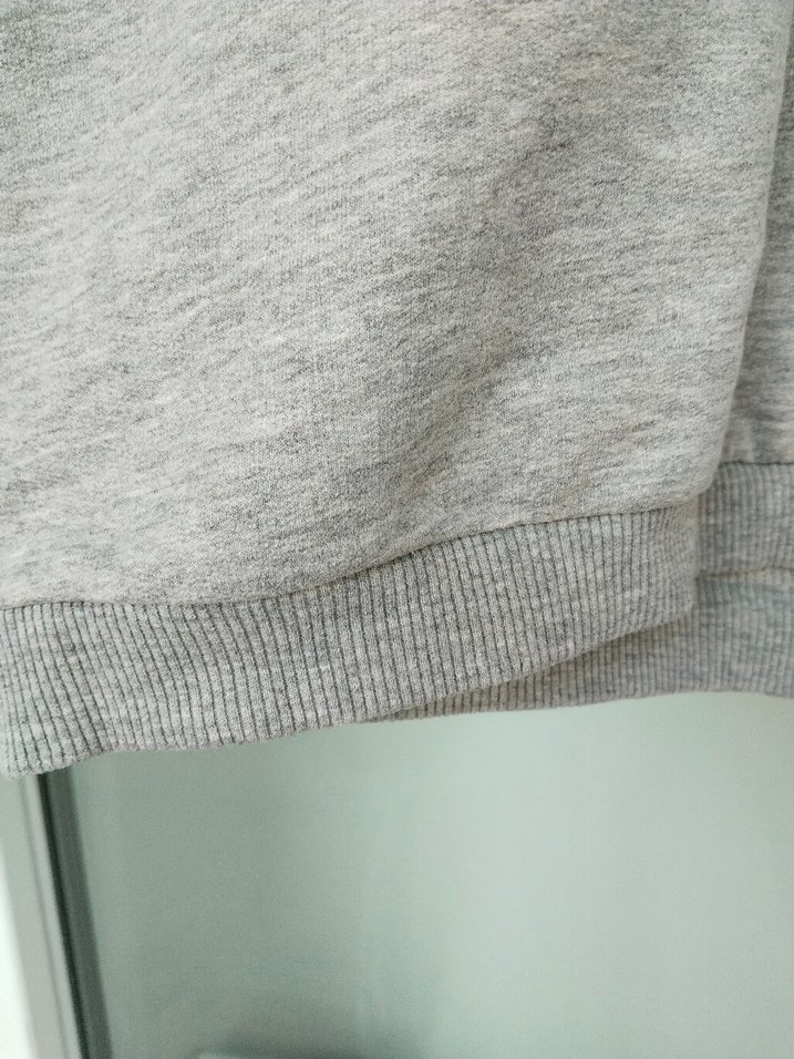 Kız Çocuk Gri Baskılı Sweatshirt - Görsel 4