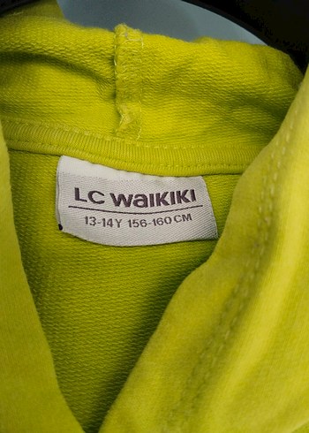 Sarı Kapüşonlu Mini Sweatshirt - Görsel 4