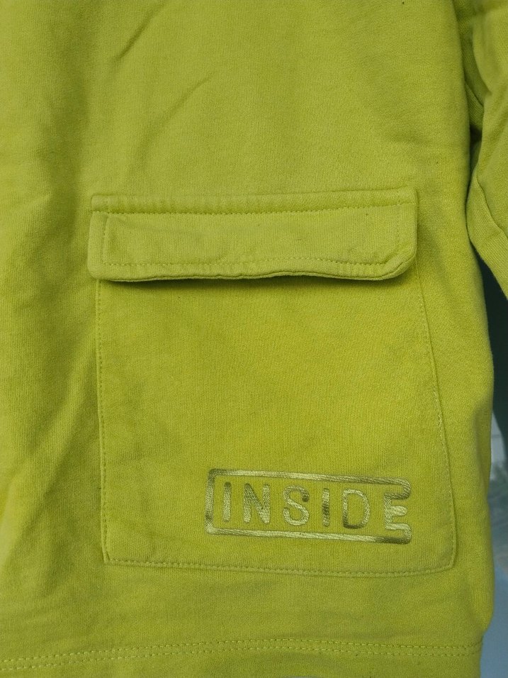 Sarı Kapüşonlu Mini Sweatshirt - Görsel 3