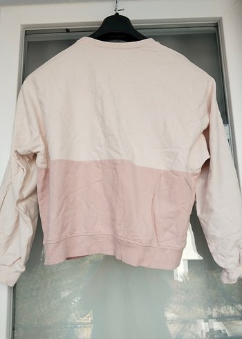 Pembe Baskılı Sweatshirt - Görsel 4