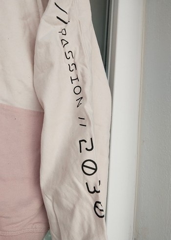 Pembe Baskılı Sweatshirt - Görsel 3