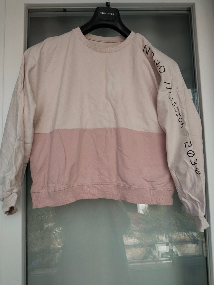 Pembe Baskılı Sweatshirt - Görsel 2