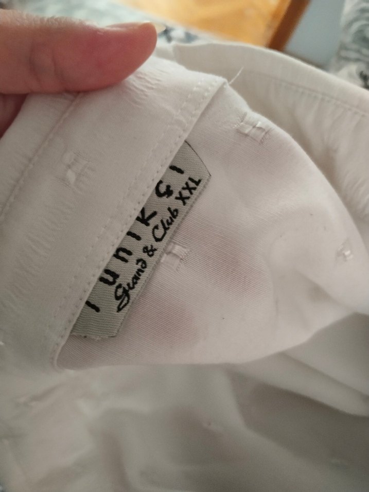 Düğmeli Beyaz Kadın Gömlek - Görsel 5