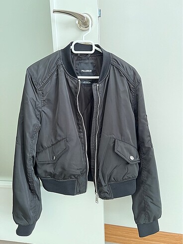Pull and Bear Pull & Bear Bomber Ceket Siyah