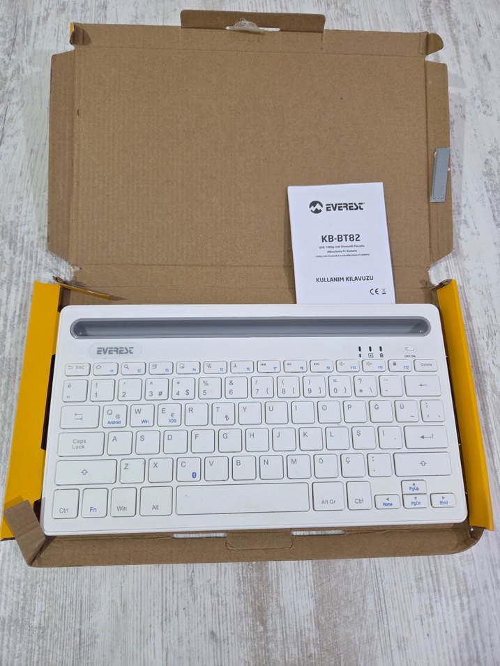 blothoot kablosuz türkçe q klavye - Görsel 2