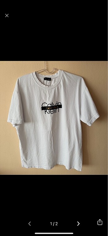 Erkek Calvin Klein Baskılı Tişört