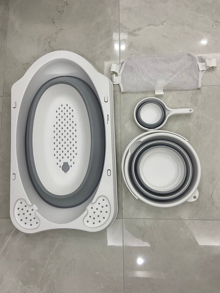KATLANABİLİR BEBEK BANYO SETİ - Görsel 2