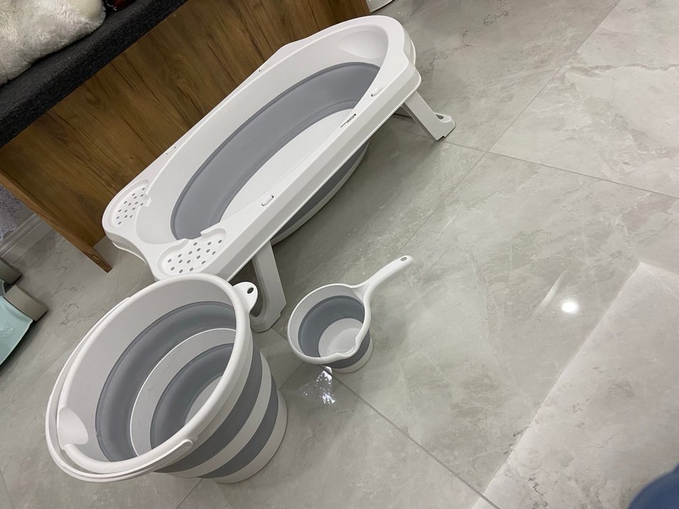 KATLANABİLİR BEBEK BANYO SETİ - Görsel 3