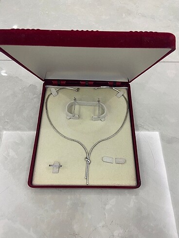 925 AYAR GÜMÜŞ SU YOLU SET