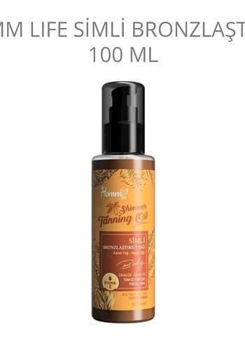 HOMM LİFE SİMLİ BRONZLAŞTIRICI 100 ML