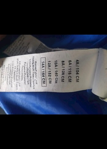 13-14 Yaş Beden yeşil Renk B&G Store Mont