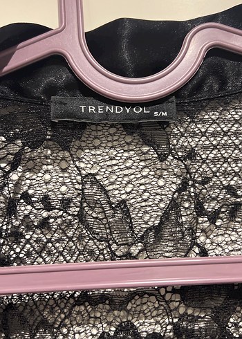 Uzun Siyah  Kadın Sabahlık - Görsel 5