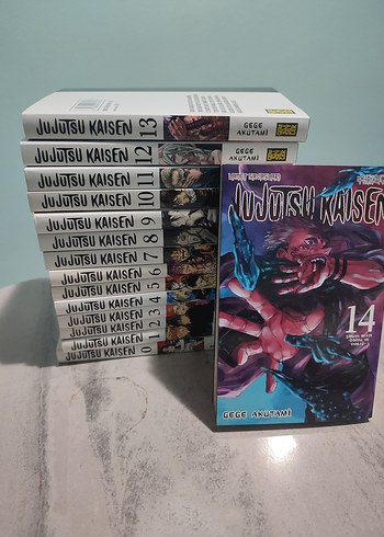 Jujutsu Kaisen 1-14 Cilt Manga Seti