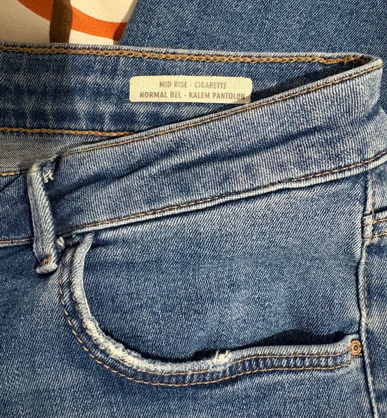 Defacto Regular Fit Kot Pantolon - Görsel 3