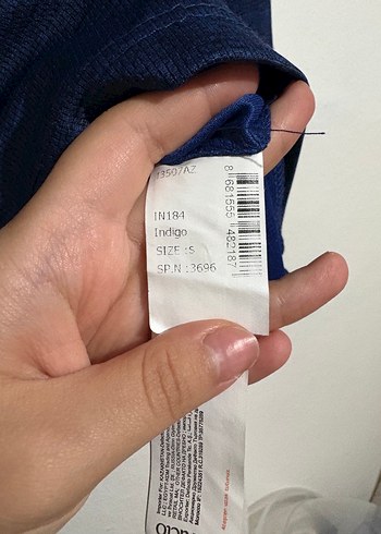 Uzun Kollu Lacivert Kadın Bluz Defacto - Görsel 4