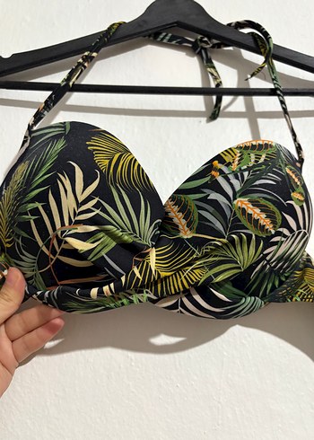 Yeşil Desenli Bohem Bikini Üstü - Görsel 2
