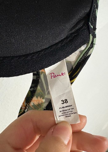 Yeşil Desenli Bohem Bikini Üstü - Görsel 4