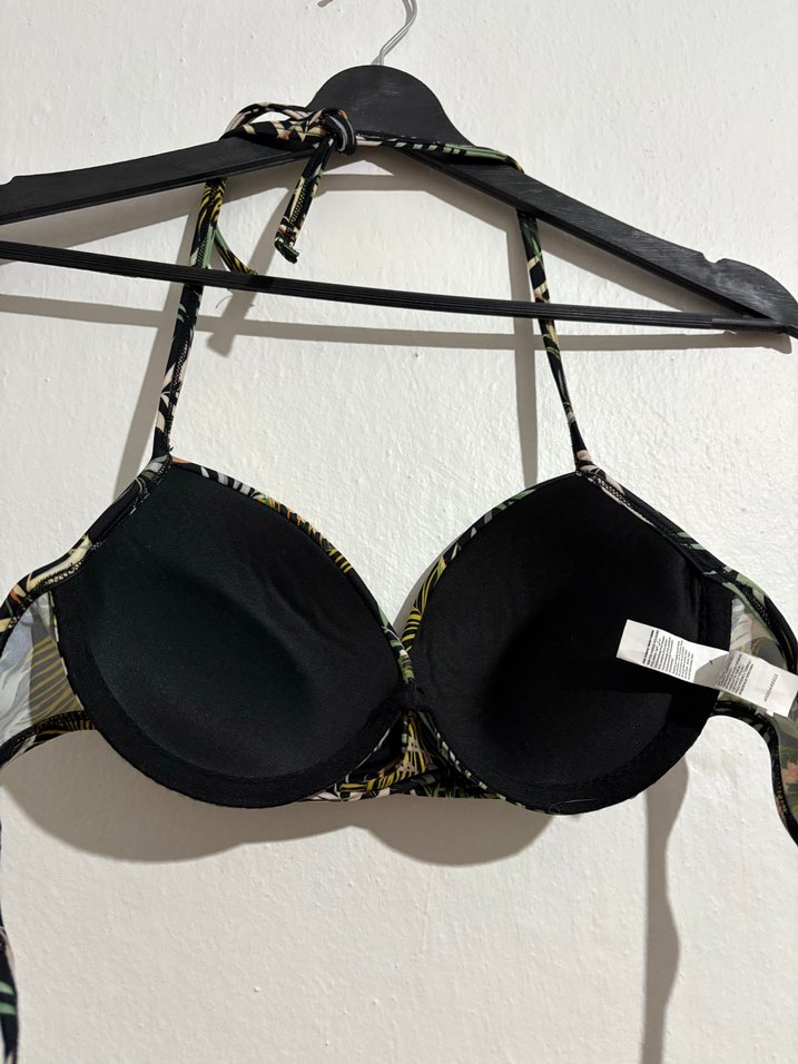 Yeşil Desenli Bohem Bikini Üstü - Görsel 3