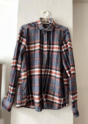 Trendyol Man Ekose Desenli Rahat Kesim Gömlek - Görsel 4