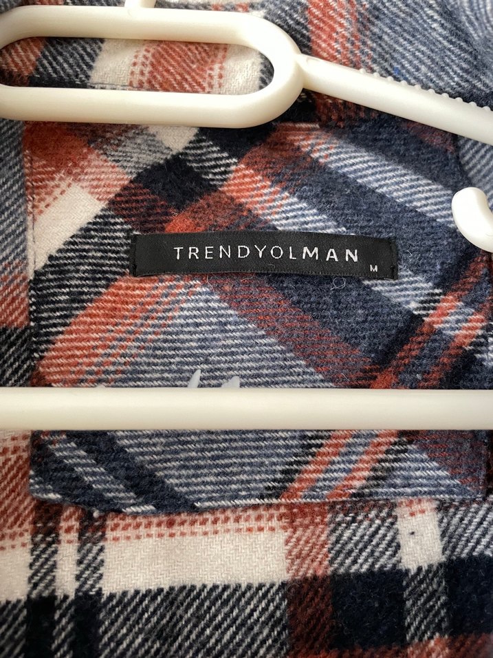 Trendyol Man Ekose Desenli Rahat Kesim Gömlek - Görsel 3