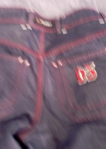 Fubu marka çift taraflı nakışlı pantolon - Görsel 6