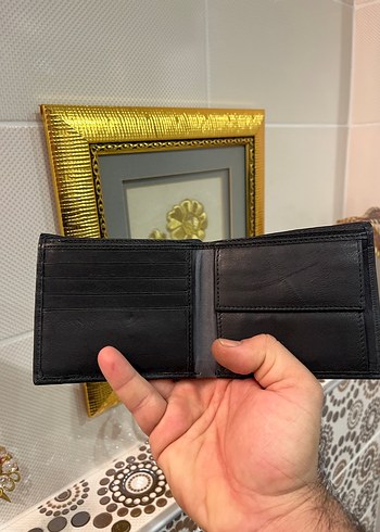 Deri Siyah Avrupa  Erkek Cüzdan - Görsel 2