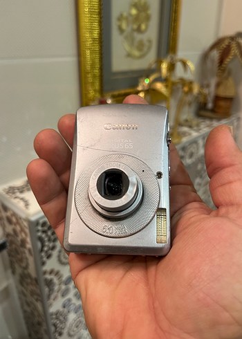 Canon PowerShot ıxus 65 Dijital Kamera Gri - Görsel 2