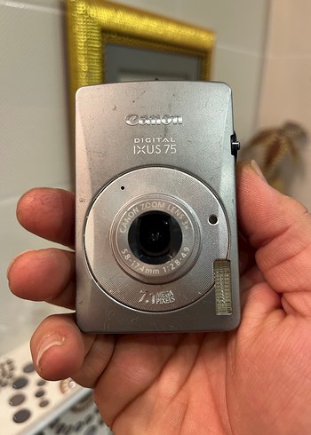 Canon Dijital Fotoğraf Makinesi IXUS 75 Gri - Görsel 2