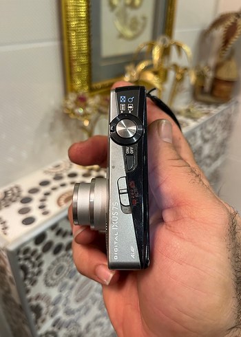 Canon Dijital Fotoğraf Makinesi IXUS 75 Gri - Görsel 3