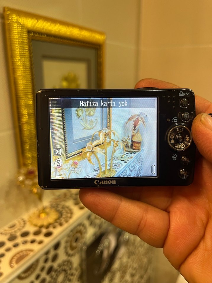 Canon Dijital Fotoğraf Makinesi IXUS 75 Gri - Görsel 4