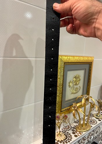 Vintage Erkek Rozeti Gri ve Altın Tonlarında - Görsel 3