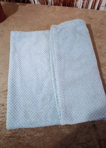 yumaşak pamuklu Mavi pembe bebek Battaniyesi - Görsel 6