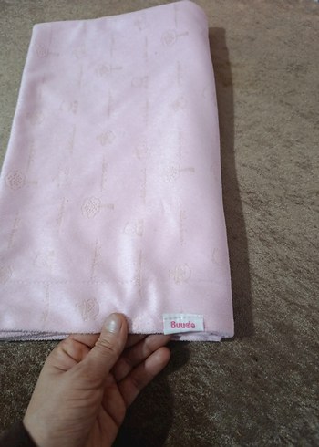 yumaşak pamuklu Mavi pembe bebek Battaniyesi - Görsel 3