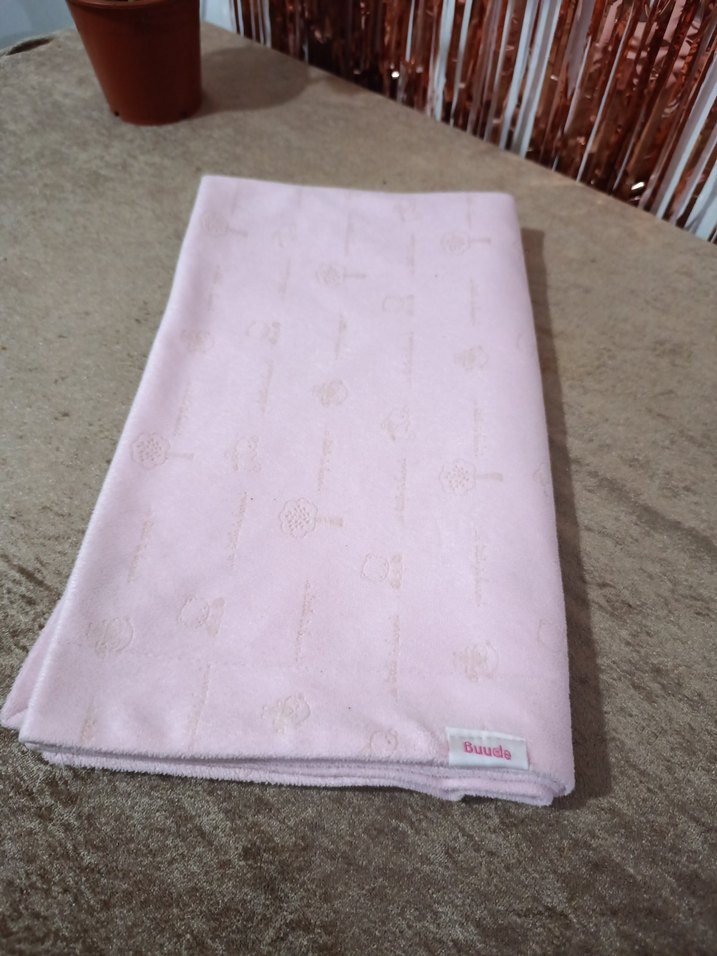 yumaşak pamuklu Mavi pembe bebek Battaniyesi - Görsel 5