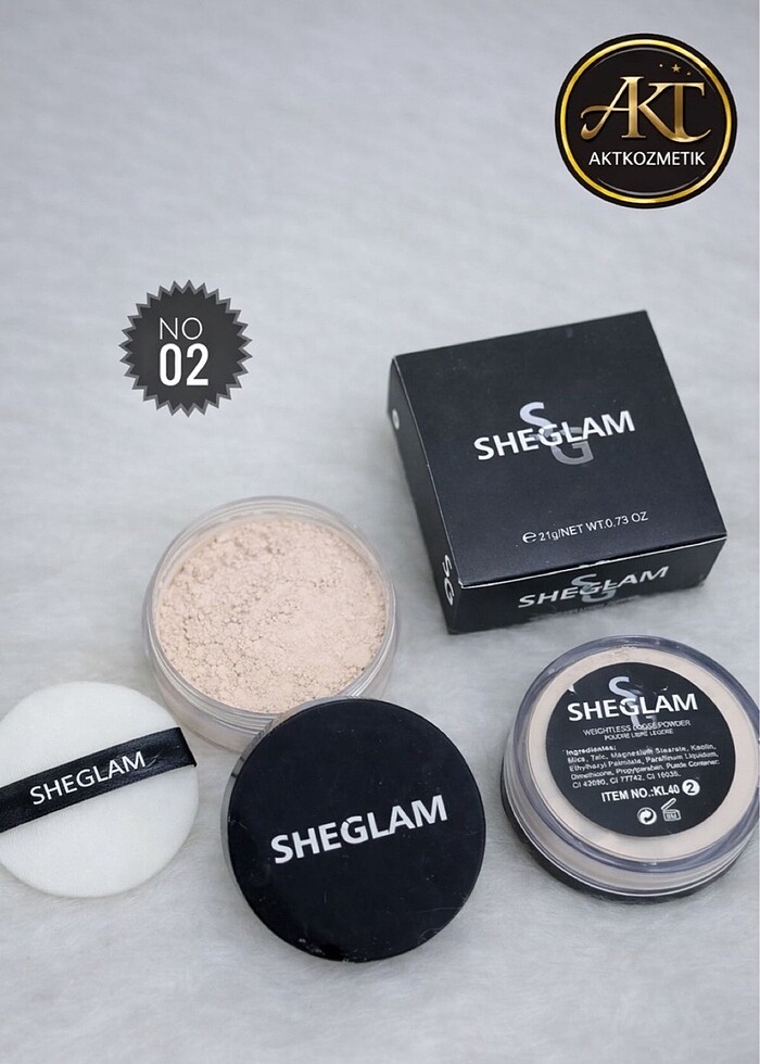 SHEGLAM TOZ PUDRA ADET - Görsel 2