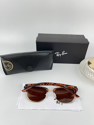 Beden kahverengi Renk Ray-Ban Club Master Unisex Güneş Gözlüğü