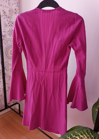 Trendyol & Milla Pembe Bohem Mini Elbise