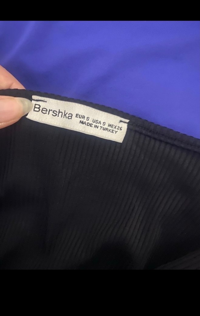 Siyah V Yakalı İnce Askılı Elbise - Görsel 3