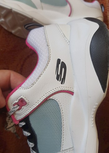 Skechers Skechers Kadın Beyaz Gri Spor Ayakkabı