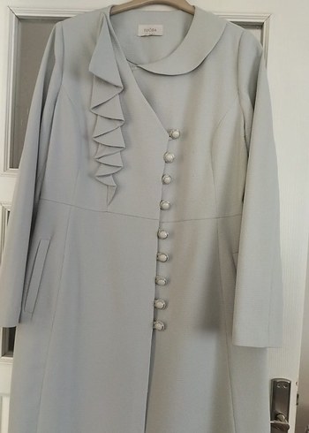 Su Yeşili Tuğba&Venn Pardesü - Görsel 3