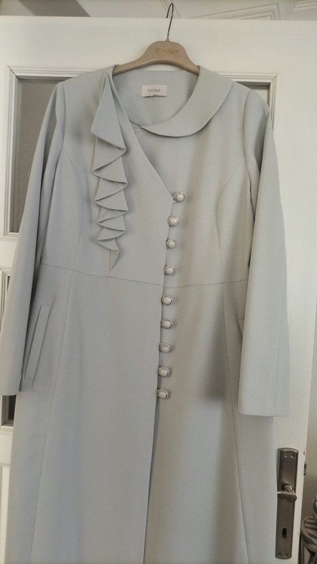 Su Yeşili Tuğba&Venn Pardesü - Görsel 3