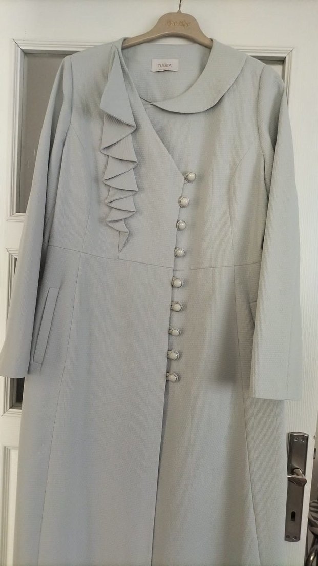 Su Yeşili Tuğba&Venn Pardesü - Görsel 2