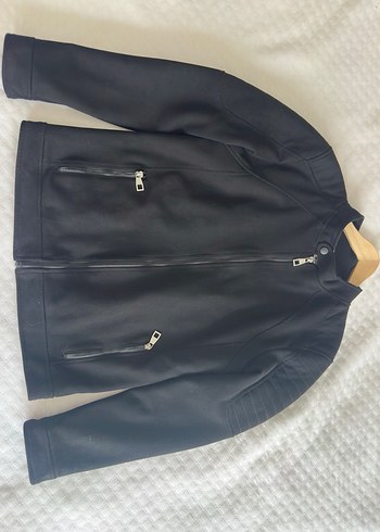 Siyah Fermuarlı Uzun Kollu Spor Ceket - Görsel 10