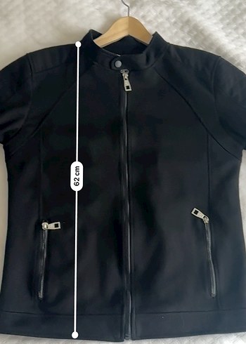 Siyah Fermuarlı Uzun Kollu Spor Ceket - Görsel 12