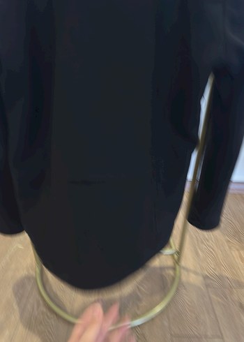 Siyah Fermuarlı Uzun Kollu Spor Ceket - Görsel 9