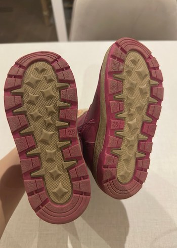 Kızlar için Pembe Süet Kürklü Bot - Görsel 2